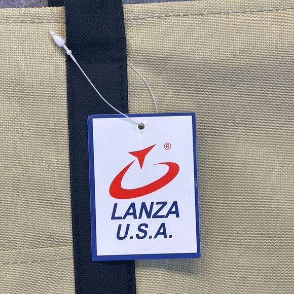 NWT San Francisco Skyline Bag Women's Large Cream Black Carry Tote Embroidered - Picture 4 of 15